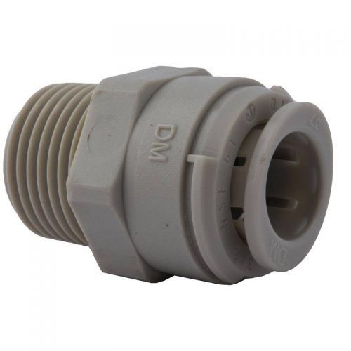 Male Connector Push-In Fitting for Airline Tubing
