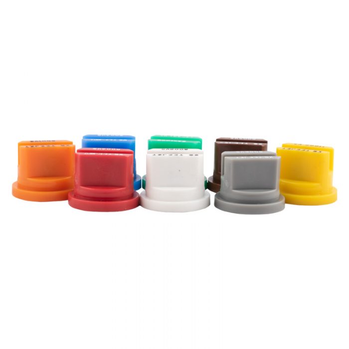 XR TeeJet Spray Tips - Orange, Red, Blue, White, Green, Gray, Brown, Yellow