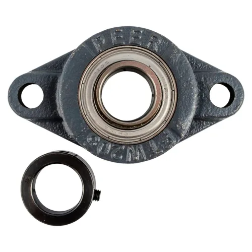 Sukup Complete 1" Bearing with 2 Hole Cast Flange & Lock Collar | Grain Auger Parts